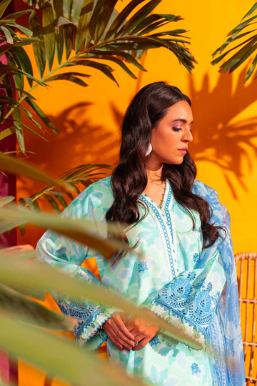 Alkaram SEC-20-24 Mint Green Rang E Bahar Collection Online Shopping